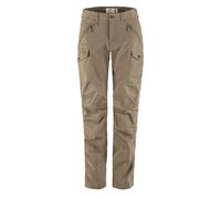 Official Fjallraven Womens Nikka Curved Trousers Suede Brown - Brand New