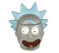 Brand New Fully Licensed Official Product Rick and Morty Rick 3D Mug with Lid