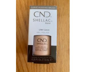 Brand New & Genuine CND Shellac 7.3ml -Shade Linen Luxury