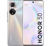 HONOR 50 Mobile Phone 5G SIM Free Unlocked 8 + 256 GB Smartphone with 108 MP Camera, 120 Hz 6.57 Inch OLED Curved Screen, Snapdragon 778, Battery 4300mAh, Android 11 (2 Year Warranty)