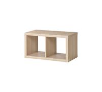 Brand New Ikea KALLAX Shelving unit, white stained oak effect77x42 cm