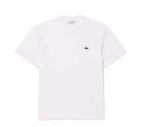 Lacoste White Classic Fit Cotton Jersey T-Shirt