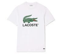 BRAND NEW Lacoste Cotton Jersey Signature Print T-Shirt White