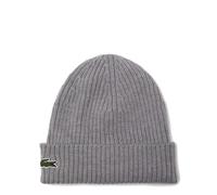 Lacoste Unisex Knit Beanie Grey YRD One Size