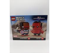 BRAND NEW Lego Brickheadz Marvel (40668) Captain America & Red Hulk 242 & 243