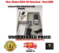 Brand New Nokia 8210 4G Unlocked- Dual SIM Colour Screen Camera Radio Bluetooth [EEK: A]