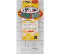 Brand New Olfa Frosted Advantage NonSlip Ruler "The Traveler"6"X12"