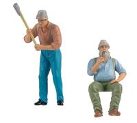 Brand New Pola Spur G At The Forsthütte, 2 Figures Weatherproof Item: 331518