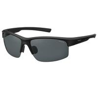 Brand New Polaroid Sunglasses PLD 7018 / N / S 807 / M9 Black gray Man Authentic