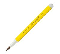 Brand New Quality Drehgriffel Royal Blue Ink Medium Yellow Ballpoint Twist Pen