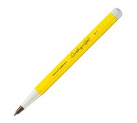 Brand New Quality Drehgriffel Royal Blue Ink Medium Yellow Ballpoint Twist Pen