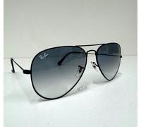 Brand New Ray-Ban Sunglasses-Aviator RB3025 002/3F-Blue Grad Lens/Black Frame