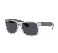 Brand New Ray-Ban Sunglasses RB4165 JUSTIN 651287 Transparent gray Man