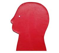 Brand New Red Latex Rubber Gummi Hood Mask (one Size)