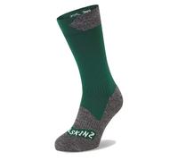 BRAND NEW Sealskinz Raynham WP Sock Green / Grey Marl