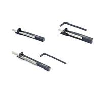 Brand New Set of 3 Mini Lathe Cut Off Parting Tool Holders 6,8 & 10 mm Shanks with HSS Blades