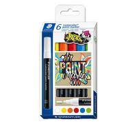 Brand New Staedtler High-Quality Lumocolor Bullet Tip Vibrant Color Paint Marker