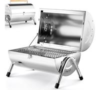 Portable Barrel Stainless Steel BBQ