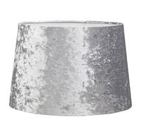 Brand New Style Dual Purpose Crushed Velvet Light Shade - Silver