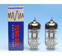 Brand New Tung-Sol Reissue 12AT7 6201 ECC81 GAIN MATCHED Pair (2) Vacuum Tubes
