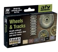 Vallejo Model Air Set - Wheels and Tracks