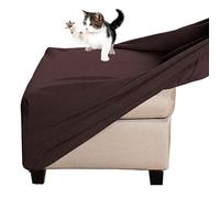 Brand Ottoman Slipcover - Footstool Covers for Square, Rectangle, Round - Small to Large - Velvet (Color: #08, Size: Square)