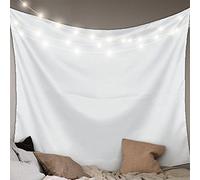 Brand Plain White Tapestry - DIY Tie Dye Projection Screen, Custom Wall Hanging for Bedroom, Living Room, Dorm, Classroom - Extra Large 86x104 Inch