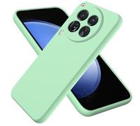 BRAND SET Case for Tecno Camon 30 Premier Liquide Silicone Phone Case,with Microfiber Cloth Lining Cushion Soft Touch Protective Cover for Tecno Camon 30 Premier-Green