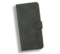 BRAND SET Phone Case for ZTE Blade A72 5G Wallet Case with Card Holder, PU Flip Leather Case Cover for ZTE Blade A72 5G-Dark Green