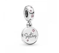 Brand Silver Forever Sisters Dangle Charm 798012FPC