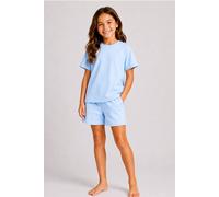 Brand Threads Essentials Short Pyjama Set in Baby Blue | Size: 5-6 Years Brand Threads Baby Blue 5-6 Years