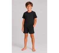 Brand Threads Essentials Short Pyjama Set in Black | Size: 3-4 Years Brand Threads Black 3-4 Years