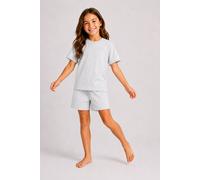 Brand Threads Essentials Short Pyjama Set in Grey | Size: 7-8 Years Brand Threads Grey 7-8 Years