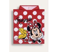 Brand Threads Girls Minnie Poncho, Red Red