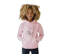Brand Threads Girls' My Melody Light Pink Hoodie - Cute Sanrio Pullover with Sketched My Melody Print | Soft & Cosy Hoodie (Ages 1-13) (UK, Age, 3 Years, 4 Years, Regular, Standard, Pink)