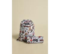 Brand Threads Harrpy Potter Nylon Bag & Pencil Case Set Brand Threads Multicolor One Size