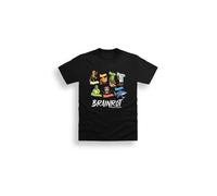 Brand Threads Italian Brainrot Kids T Shirt - Short Sleeve, Crew Neck Graphic Tee | Black | 100% Cotton | Kids | 9/10-16/17 Years | Machine-Washable | Meme Inspired
