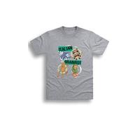 Brand Threads Italian Brainrot Kids T-Shirt - Short Sleeve, Crew Neck Graphic Tee | Charcoal | 100% Cotton | Kids | 9/10-16/17 Years | Machine-Washable