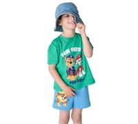 Brand Threads Paw Patrol Boys Shorts and T-Shirt Set | Cotton Shorts With Short Sleeve School Shirts for Boys, Kids Summer Clothes, Chase, Marshall & Rubble Paw Patrol Clothes (Multi, 5-6 Years)