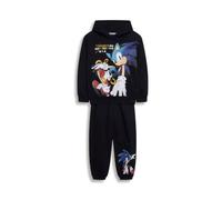 Brand Threads Sonic The Hedgehog Boys Jog Set - Soft Sweatshirt & Jogger Bottoms, Character All-Over Print, Comfortable Kids Daywear Loungewear, Gifts for Boys, Machine Washable