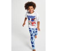 Brand Threads Sonic The Hedgehog Long Leg Pyjama in Blue | Size: 7-8 Years Brand Threads Blue 7-8 Years