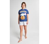 Brand Threads Women's Cinnamoroll Short Pyjama Set in Navy | Size: Small Brand Threads Navy S