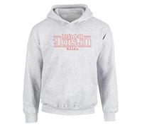 Brand88 - "The Upside Down Novelty Pullover Kids Winter Hoodie for Boys and Girls - Long Sleeve Hoody Jumper - Ash Grey 9-11 Years