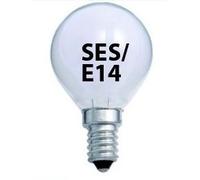 Branded 10x Opal Golf Light Bulb 40w / SES Small Edison White Pearl Soft Lamps
