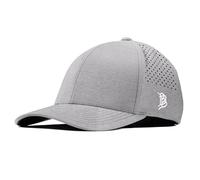 Branded Bills Bare Performance Hat, with Flexfit Sweatband, Adjustable Snapback, Comfort Stretch, Quick Dry, Water Repellent, Heather Grey, One size