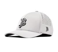 Branded Bills BB Golf Cutout PVC Curved Performance, Lightweight, Comfortable Golf Hat, White, One size