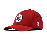 Branded Bills Unisex's Curved Performance Baseball Cap, Red, One Size