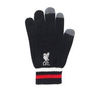 Branded Knitted 47 Gloves Liverpool FC Black One Size