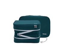 Branden Compression Packing Cube, Large, Green | Travel Essentials l Luggage Organizer l Self Compression Organizer for Travel l Overnight Trip, Road Trip, Beach, Cruise, Green, L