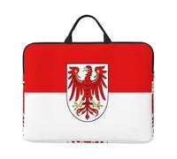 Brandenburg Flag 14 Inch Laptop Case, Water-Resistant and Shockproof Computer Cases for Laptopsï¼ŒSuitable for Daily Travel